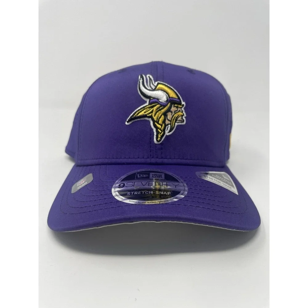 New Era Minnesota Vikings Snapback Hat 9Seventy Breathable Adjustable‎ Cap New
